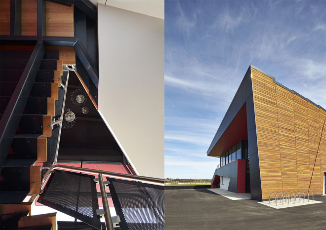 Ballart Regional Soccer Facility by k20 Architecture, passive solar architecture in Australia, soccer facility design, sports facility sustainable design,