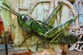 Big Trash Animal by Bordalo II, environmental street art, upcycled trash into animals, recycled trash animals, recycled trash animal art, animal trash art, environmental destruction expressed through art