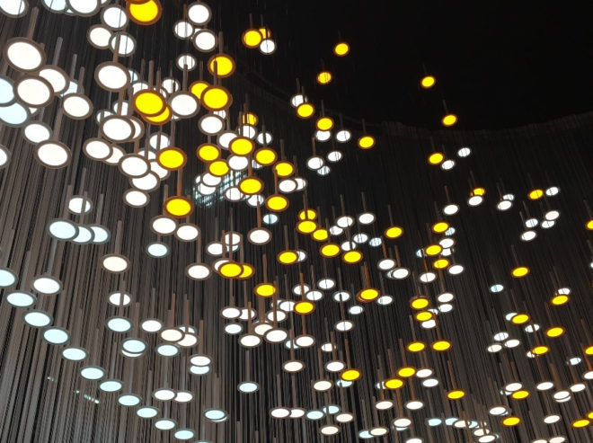 blackbody, fire ring, oled, oled lighting, light fixture, london design 2016, designjunction, london design festival, light installation