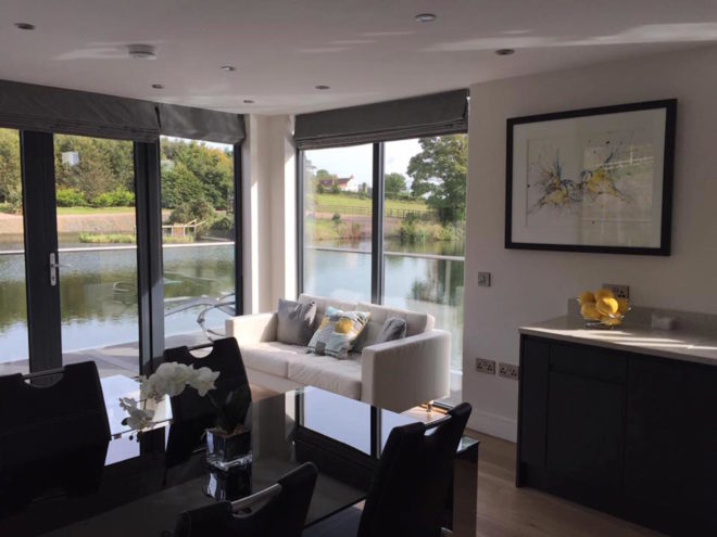 Bluefield Houseboats, energy efficient houseboats, passive design houseboats, prefab houseboats, modular houseboats, energy efficient floating homes, floating homes by Bluefield, prefabricated houseboats,