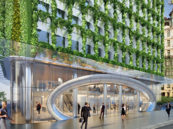 Botanic Center Bloom by Vincent Callebaut, Chrysalis Botanic Center, Botanic Center in Brussels, Chrysalis by Vincent Callebaut, Metamorphosis by Vincent Callebaut, solar-powered renovation