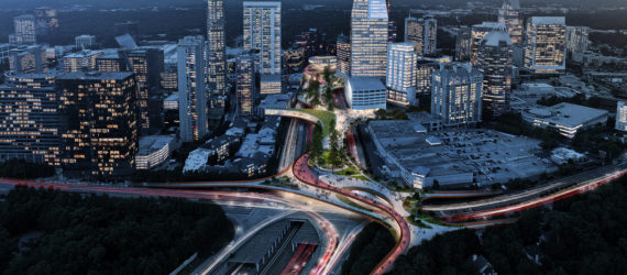 buckhead, buckhead park, buckhead park over ga400, rogers partners, nelson byrd waltz, atlanta architecture, elevated park, raised park, urban park, atlanta parks