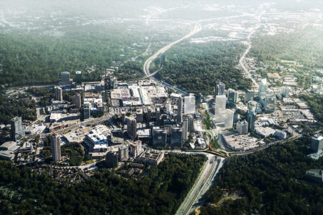 buckhead, buckhead park, buckhead park over ga400, rogers partners, nelson byrd waltz, atlanta architecture, elevated park, raised park, urban park, atlanta parks