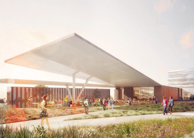 Buddy Holly Hall of Performing Arts by Diamond Schmitt Architects, Texas landscape inspired architecture, Lubbock architecture, Buddy Holly architecture, concert hall in Lubbock
