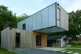 Cantilever House, prefab house, Little Rock, affordable housing, prefab home, Arkansas, modular house, modular design, prefab, roof deck, lightweight structure