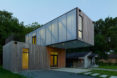 Cantilever House, prefab house, Little Rock, affordable housing, prefab home, Arkansas, modular house, modular design, prefab, roof deck, lightweight structure
