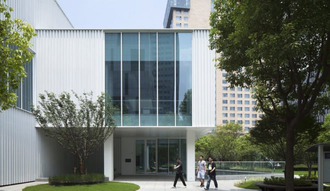 Caohejing Hi-tech Park , Caohejing Hi-tech Park Development Corporation (CHJ), start-up incubator, business incubator, Shanghai, green renovation, Schmidt Hammer Lassen, aluminum facade, perforated facade, natural light