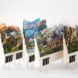 Caterina Rossato, vintage postcards art, paper cutouts, imaginable landscapes, remixing landscapes, Dèja vu, Greetings, Remapping Landscape
