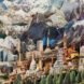 Caterina Rossato, vintage postcards art, paper cutouts, imaginable landscapes, remixing landscapes, Dèja vu, Greetings, Remapping Landscape