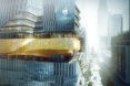 Chongqing Xinhua Bookstore Group Jiefangbei Book City Mixed-use Project, Mountain City, China, Aedas, mixed-use tower, mixed-use development, green architecture, sky plaza, public plaza, green terrace