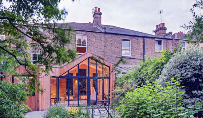 Clapton House, Scenario Architecture, green renovation, Victorian villa, timber cladding, green extension, green architecture, natural light, conservatory