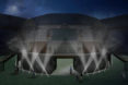Globe Theater, Container Globe, William Shakespeare, Perkins Eastman, Michael Ludvik , Arup, shipping containers, mobile theater, prefab structure, Detroit, metal mesh, performance spaces, green architecture