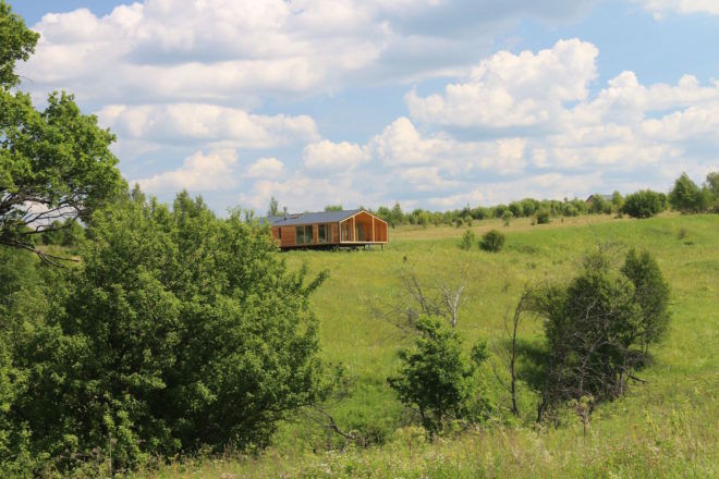 DublDom by BIO Architects, DublDom 2.65-01 model, Eco-Park Yasnopole, Russian modular architecture, Russian prefab homes, DublDom prefab homes, DublDom modular architecture,