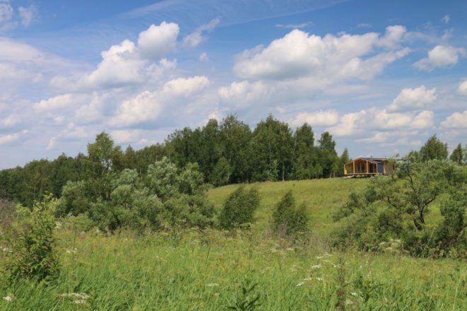 DublDom by BIO Architects, DublDom 2.65-01 model, Eco-Park Yasnopole, Russian modular architecture, Russian prefab homes, DublDom prefab homes, DublDom modular architecture,