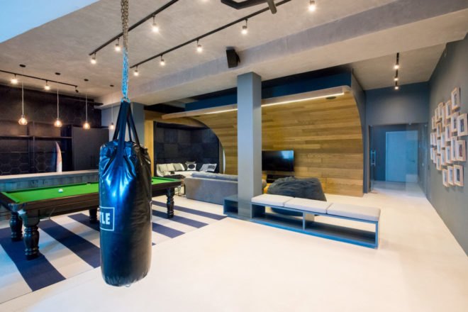 fresnaye man cave, urban man cave, man cave, inhouse brand architects, south african architecture, skate bowl, lounge design, man cave design