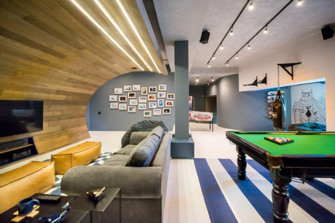 fresnaye man cave, urban man cave, man cave, inhouse brand architects, south african architecture, skate bowl, lounge design, man cave design