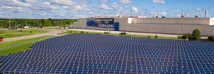 gm, general motors, renewable energy, solar power, wind power, landfill gas, electricity, clean energy, green car, green transportation