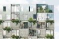 Hanging Gardens Tower by Studio LOKAL, residential tower farmers market, residential tower grow your own vegetables, Hanging Gardens Tower in Copenhagen,