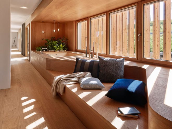 Haussicht, Haussicht by Alfredo Häberli, Alfredo Häberli, Baufritz, sustainable timber, sustainable design, sustainable home, prefab home, prefab house, prefabricated housing, model home, model house, case study home, case study house