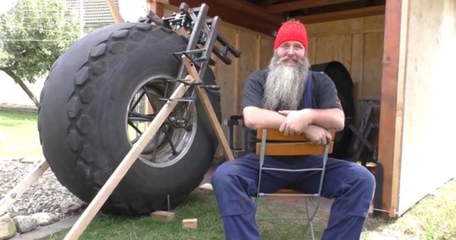 Bicycle, bike, heaviest bicycle, heaviest bike, heavy bicycle, heavy bike, Frank Dose, world record, Germany