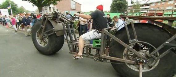 Bicycle, bike, heaviest bicycle, heaviest bike, heavy bicycle, heavy bike, Frank Dose, world record, Germany