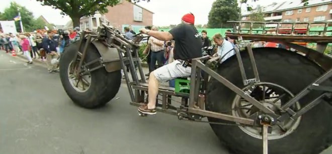 Bicycle, bike, heaviest bicycle, heaviest bike, heavy bicycle, heavy bike, Frank Dose, world record, Germany