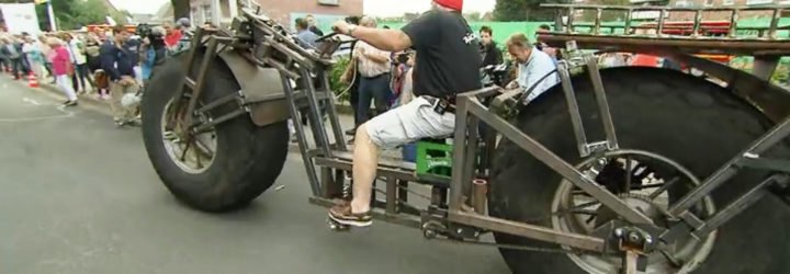 Bicycle, bike, heaviest bicycle, heaviest bike, heavy bicycle, heavy bike, Frank Dose, world record, Germany