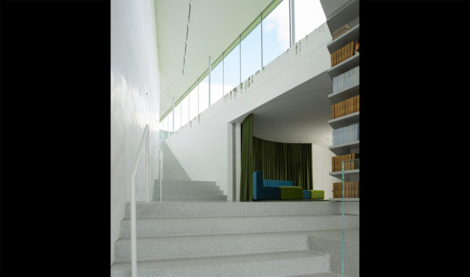 House to the Beach by Gluck+, geothermal energy house in Chicago, West Coast architecture in the midwest, Chicago lakeside house, modern minimalist architecture in Chicago, energy efficient architecture by Gluck+