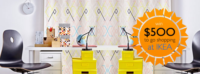 Back to School Green Shopping Spree, Back to school giveaway, back to school contest, IKEA shopping spree, win an IKEA shopping spree, Ikea back to school contest, green your back to school