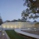 Kaplan Family Pavilion, City of Hope, research and treatment center, outdoor garden, LEED Platinum certification, pavilion, Belzberg Architects, medical center, green architecture, LEDs, LED lighting, concrete walls, drought-tolerant plant species