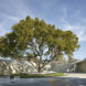 Kaplan Family Pavilion, City of Hope, research and treatment center, outdoor garden, LEED Platinum certification, pavilion, Belzberg Architects, medical center, green architecture, LEDs, LED lighting, concrete walls, drought-tolerant plant species