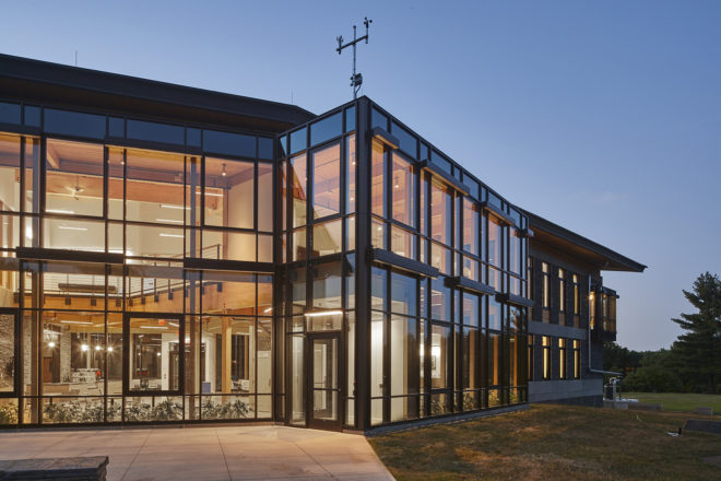 Kern Center, R.W. Kern Center, Hampshire College Kern Center, Hampshire College R.W. Kern Center, Hampshire College, Massachusetts, R.W. Kern Center by Bruner/Cott & Associates, Bruner/Cott & Associates, Bruner Cott, Living Building Challenge, solar power, rainwater harvesting, composting toilets, green building, sustainable building, green architecture, sustainable architecture, architecture, college center, college campus, sustainable college