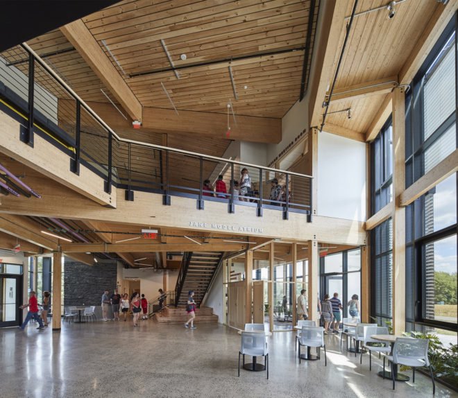 Kern Center, R.W. Kern Center, Hampshire College Kern Center, Hampshire College R.W. Kern Center, Hampshire College, Massachusetts, R.W. Kern Center by Bruner/Cott & Associates, Bruner/Cott & Associates, Bruner Cott, Living Building Challenge, solar power, rainwater harvesting, composting toilets, green building, sustainable building, green architecture, sustainable architecture, architecture, college center, college campus, sustainable college