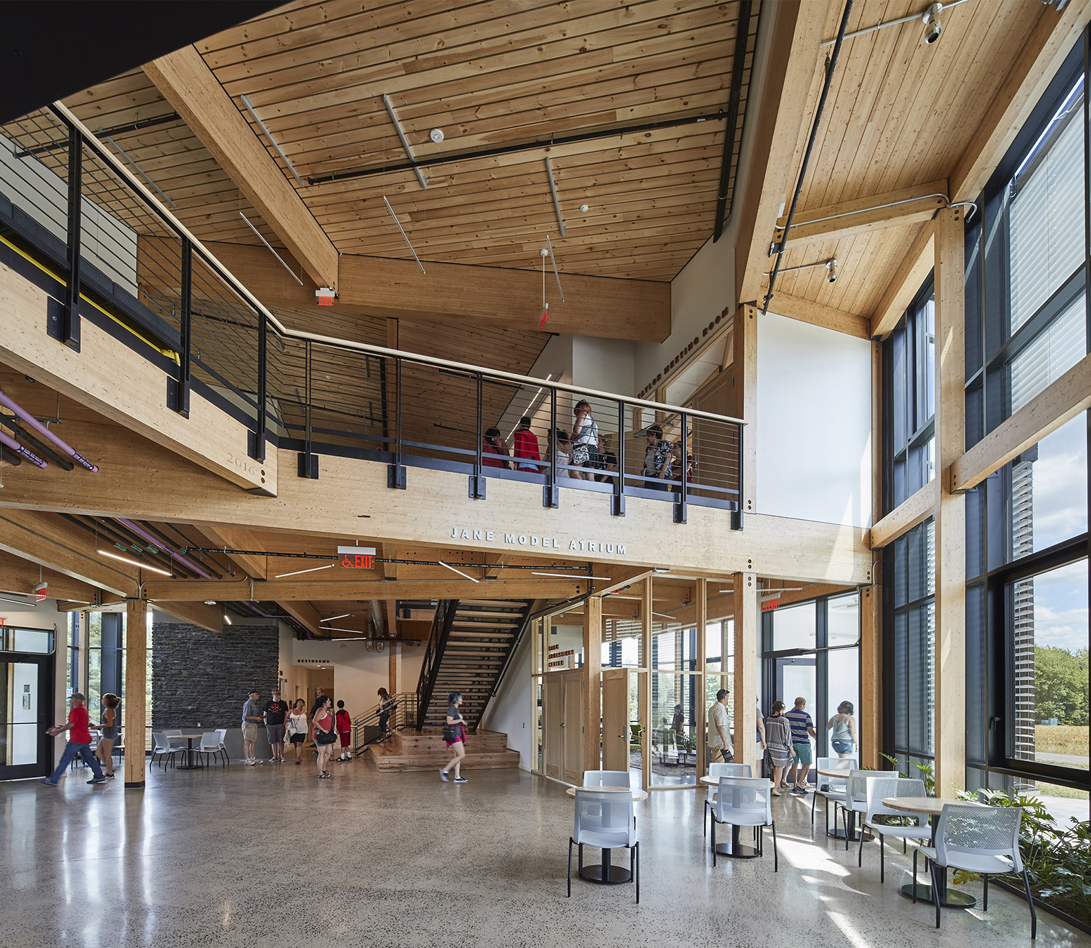 Kern Center, R.W. Kern Center, Hampshire College Kern Center, Hampshire College R.W. Kern Center, Hampshire College, Massachusetts, R.W. Kern Center by Bruner/Cott & Associates, Bruner/Cott & Associates, Bruner Cott, Living Building Challenge, solar power, rainwater harvesting, composting toilets, green building, sustainable building, green architecture, sustainable architecture, architecture, college center, college campus, sustainable college