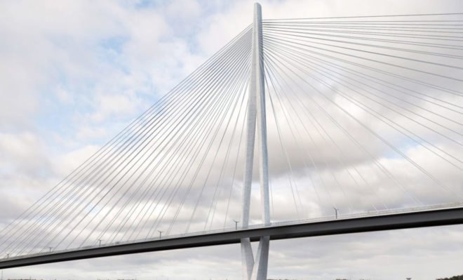 Knight Architects, WSP Finland, Kruunusillat bridge, pedestrian bridge, Finland, longest bridge in Finland, Helsinki, cable-stayed bridge, walkway, cyclists, pedestrian-friendly design