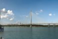 Knight Architects, WSP Finland, Kruunusillat bridge, pedestrian bridge, Finland, longest bridge in Finland, Helsinki, cable-stayed bridge, walkway, cyclists, pedestrian-friendly design