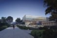 Tel Aviv University, Lorry Lokey building, green building Israel, green building Tel Aviv University, Gottesman-Szelcman Architecture, outdoor ground floor, landscaped ground floor, green college design, green university design,