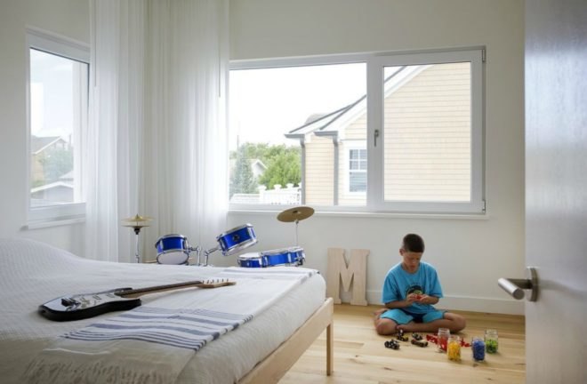 Margate Residence, Zero Energy Design, resilient design, resilient nj home, net zero home, AirPLUS certifications, low energy homes, hurricane resistant design, storm resistant design, hurricane sandy, jersey resiliency, storm resistant shutter system, triple glazed windows, Rainwater systems, weather insulation, Solar electric system
