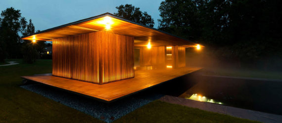 GM Architectes Associés, meditation pavilion near Geneva, Architizer A+Award winners, Meditation Pavilion and Garden in Waal
