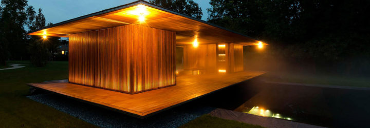 GM Architectes Associés, meditation pavilion near Geneva, Architizer A+Award winners, Meditation Pavilion and Garden in Waal