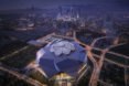 Mercedes-Benz Stadium by HOK, Mercedes-Benz Stadium LEED Platinum, solar powered Mercedes-Benz Stadium, Super Bowl LIII LEED Platinum, stadium design LEED Platinum
