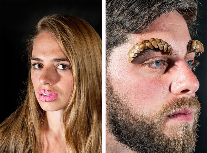 michelle murphy, icicles beard, green beauty, eco makeup, theatrical makeup,