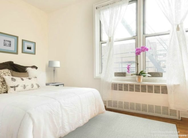 Murray Hill studio, murry hill apartments, nyc real estate, nyc condos murray hill, small spaces nyc, murray hill real estate, tiny spaces nyc, sliding barn doors, tiny space design, interior design, nyc apartment listings, small spaces, space saving tips