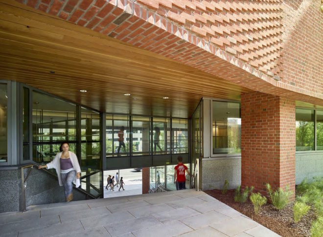 New College House by Bohlin Cywinski Jackson, New College House at Penn, New College House LEED Silver, New College House sustainability, green roof New College House, University of Pennsylvania New College House