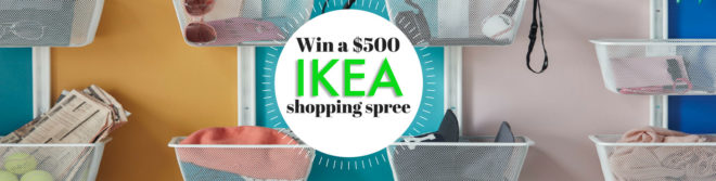 Back to School Green Shopping Spree, Back to school giveaway, back to school contest, IKEA shopping spree, win an IKEA shopping spree, Ikea back to school contest, green your back to school