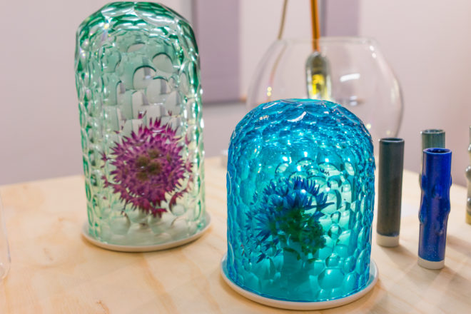 op-vase, form and seek, Bilge Nur Saltik, glass vase, kaleidoscope vase, flower vase, glass illusion, turkish vase, glass art, london design festival, london design 2016