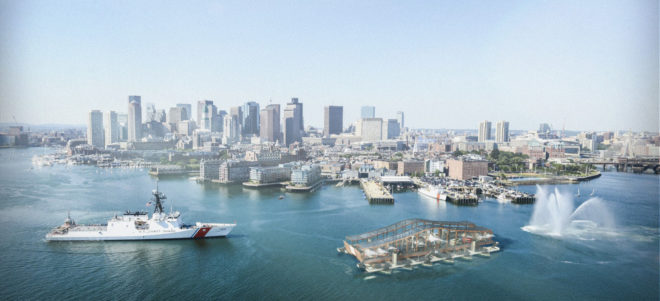 paul lukez architecture, floating bridge, boston, Northern Avenue Bridge, mayor Martin J. Walsh, Boston Society of Architects, adaptive reuse