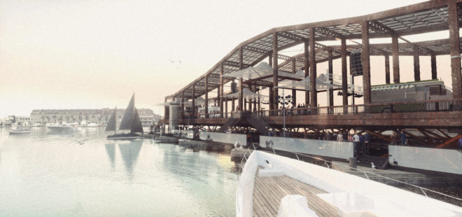 paul lukez architecture, floating bridge, boston, Northern Avenue Bridge, mayor Martin J. Walsh, Boston Society of Architects, adaptive reuse