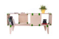 PlayWood, Stefano Guerrieri, modular furniture, furniture, DIY furniture, boards, connectors, chairs, chair, desks, desk, table, tables, shelves, shelf, bookcases, bookcase, eco-friendly furniture, sustainable furniture, recyclable materials, Sideway