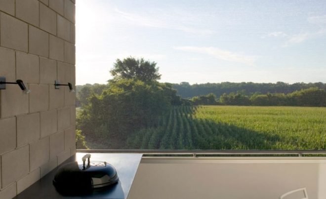 Prairie House, zinc cladding, galvanized zinc, Wisconsin, Wendell Burnette Architects, rooftop observatory, astronomer, green architecture, natural light, sheltered terrace
